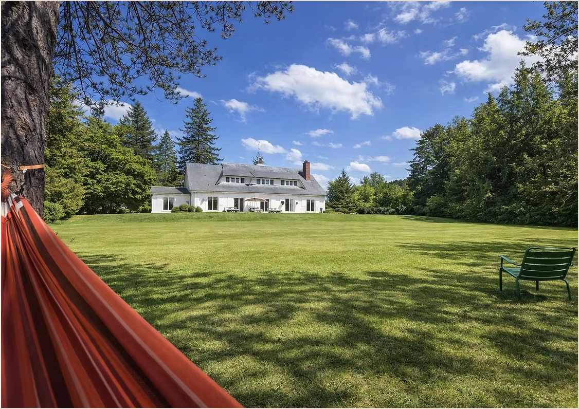 Le parc verdoyant